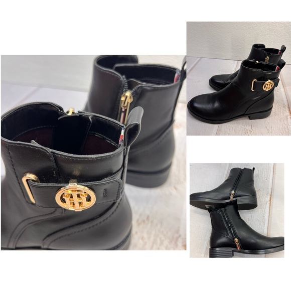 Tommy Hilfiger Women's Rezin Ornamented Zip-Up Booties SIZE 6M - Picture 17 of 17